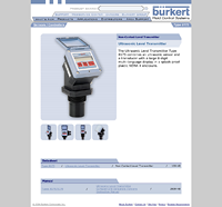 Burkert-USA.com Products Section - Specific Product, All Information